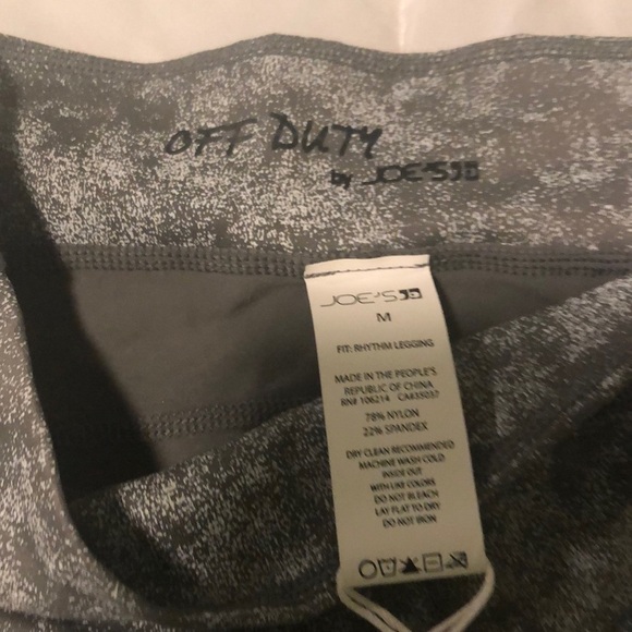 NWT Joe’s Off Duty platinum leggings - Picture 3 of 6
